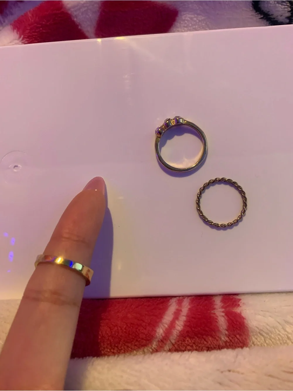 Claires three gold